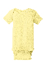 Rabbit Skins Infant Short Sleeve Baby Rib Bodysuit. RS4400-1