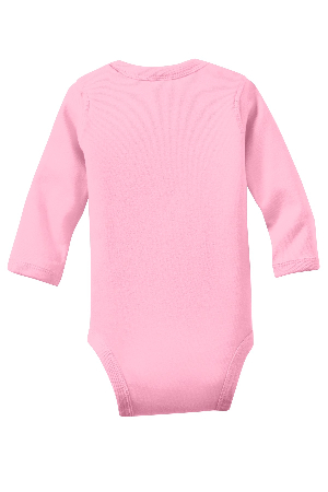 Rabbit Skins Infant Long Sleeve Baby Rib Bodysuit. RS4411-0