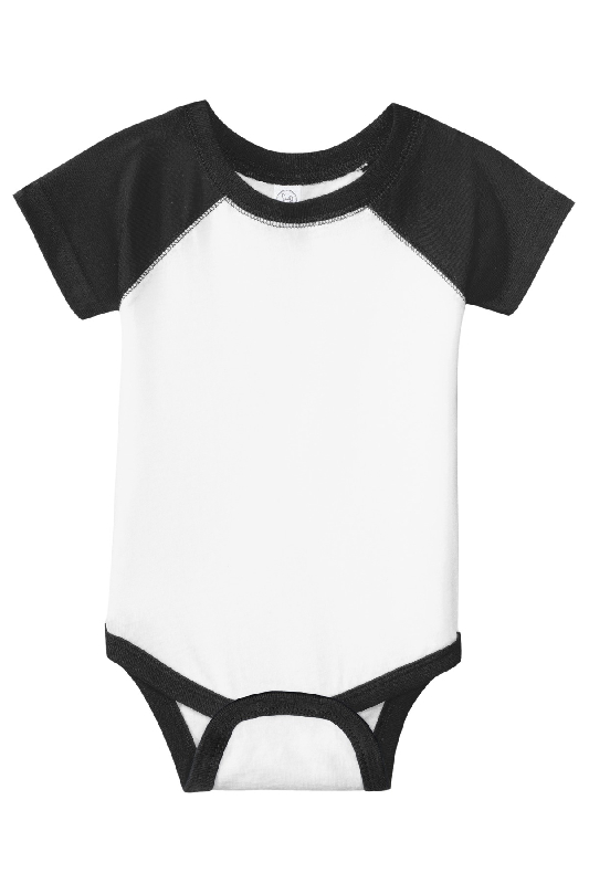 Rabbit Skins Infant Baseball Fine Jersey Bodysuit. RS4430-1