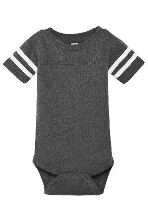 Rabbit Skins Infant Football Fine Jersey Bodysuit. RS4437-1