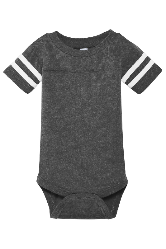 Rabbit Skins Infant Football Fine Jersey Bodysuit. RS4437-1