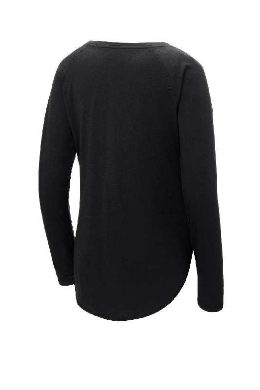 Sport-Tek Ladies PosiCharge Long Sleeve Tri-Blend Wicking Scoop Neck Raglan Tee LST400LS-0