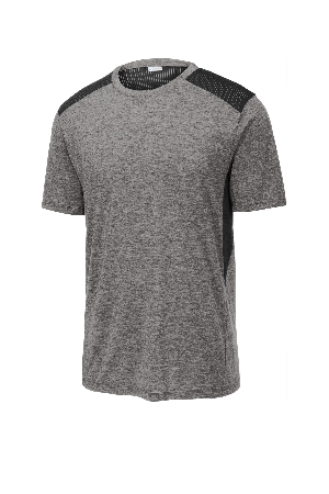 Sport-Tek PosiCharge Tri-Blend Wicking Draft Tee. ST410-1