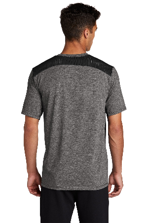 Sport-Tek PosiCharge Tri-Blend Wicking Draft Tee. ST410-3