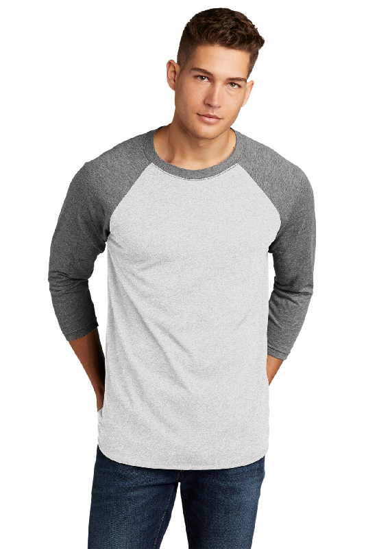 Next Level Unisex Tri-Blend 3/4-Sleeve Raglan Tee. NL6051-4