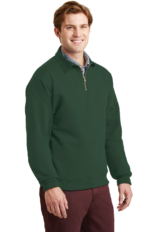 JERZEES SUPER SWEATS NuBlend - 1/4-Zip Sweatshirt with Cadet Collar. 4528M-2