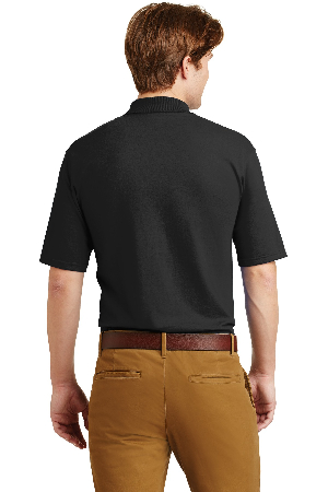 JERZEES -SpotShield 5.6-Ounce Jersey Knit Sport Shirt with Pocket     436MP-3