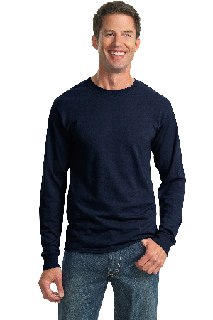 JERZEES - Dri-Power 50/50 Cotton/Poly Long Sleeve T-Shirt. 29LS