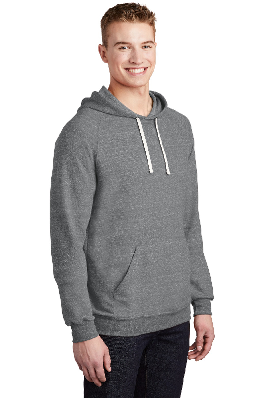 JERZEES Snow Heather French Terry Raglan Hoodie 90M-2