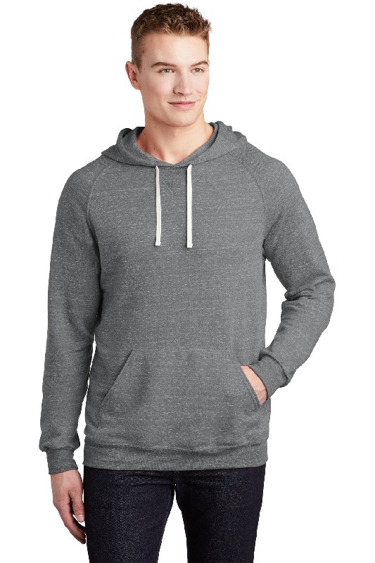 JERZEES Snow Heather French Terry Raglan Hoodie 90M-4