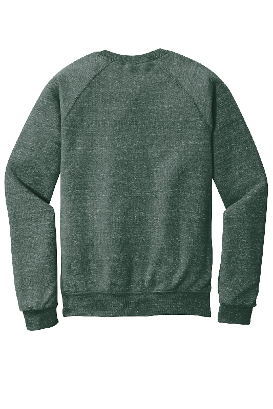 JERZEES Snow Heather French Terry Raglan Crew 91M-0