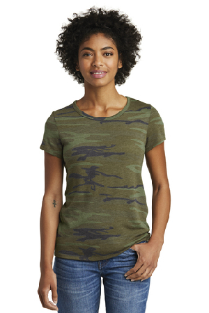 Alternative Women's Eco-Jersey Ideal Camo Tee AA1940