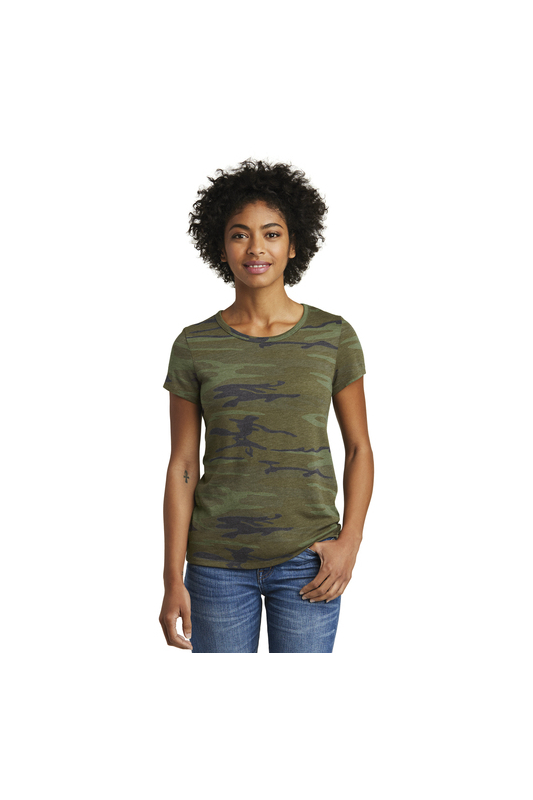 Alternative Women's Eco-Jersey Ideal Camo Tee AA1940