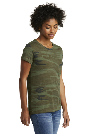 Alternative Women's Eco-Jersey Ideal Camo Tee AA1940-2