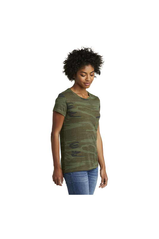 Alternative Women's Eco-Jersey Ideal Camo Tee AA1940-2