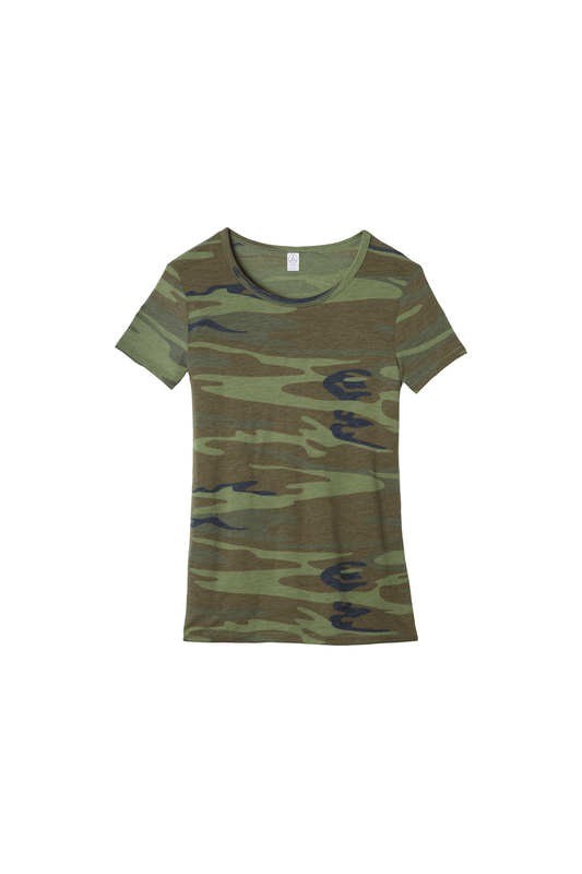 Alternative Women's Eco-Jersey Ideal Camo Tee AA1940-3