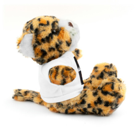 Custom Stuffed Animals with Tee (Bear, Bunny, Lion, Jaguar & Panda)