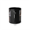 Custom Black Coffee Cup, 11oz